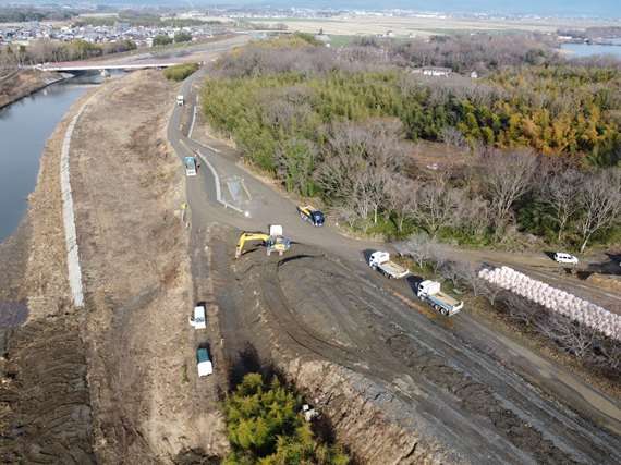 令和６年　安曇川河川改良工事・メイン２
